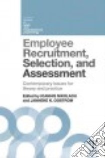 Employee Recruitment, Selection, and Assessment libro in lingua di Nikolaou Ioannis (EDT), Oostrom Janneke K. (EDT)