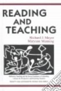 Reading and Teaching libro in lingua di Meyer Richard J., Manning Maryann