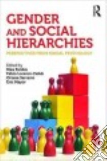 Gender and Social Hierarchies libro in lingua di Faniko Klea (EDT), Lorenzi-Cioldi Fabio (EDT), Sarrasin Oriane (EDT), Mayor Eric (EDT)