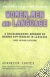 Women, Men and Language libro in lingua di Coates Jennifer