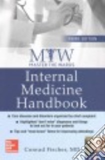 Internal Medicine Handbook libro in lingua di Fischer Conrad M.D.