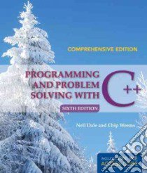 Programming and Problem Solving With C++ libro in lingua di Dale Nell, Weems Chip