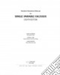 Single Variable Calculus libro in lingua di Anderson Daniel, Cole Jeffery A., Drucker Daniel