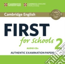 Cambridge English First for Schools 2 libro in lingua di Cambridge University Press (COR)