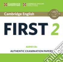 Cambridge English First 2 libro in lingua di Cambridge University Press (COR)