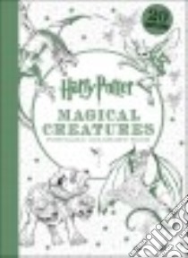 Harry Potter Magical Creatures Postcard Coloring Book libro in lingua di Scholastic Inc. (COR)
