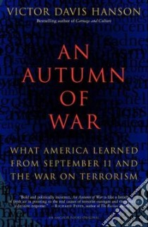 An Autumn of War libro in lingua di Hanson Victor Davis