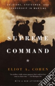 Supreme Command libro in lingua di Cohen Eliot A.