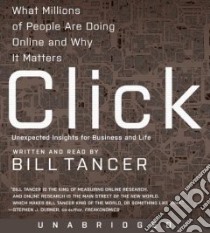 Click (CD Audiobook) libro in lingua di Tancer Bill, Tancer Bill (NRT)