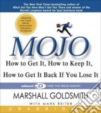 MOJO (CD Audiobook) libro in lingua di Goldsmith Marshall, Reiter Mark (CON)