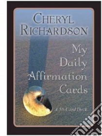 My Daily Affirmation Cards libro in lingua di Richardson Cheryl