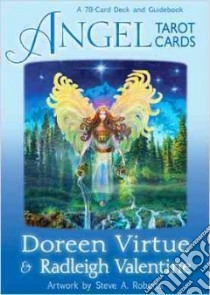 Angel Tarot Cards libro in lingua di Virtue Doreen, Valentine Radleigh, Roberts Steve A. (ILT)