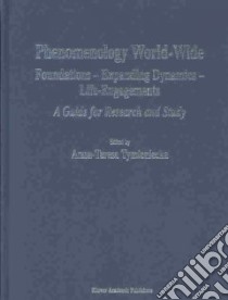 Phenomenology World-Wide libro in lingua di Anna-Teresa Tymieniecka