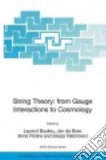 String Theory libro in lingua di Baulieu Laurent (EDT), De Boer Jan (EDT), Pioline Boris (EDT), Rabinovici Eliezer (EDT)