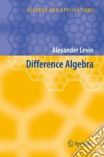Difference Algebra libro in lingua di Levin Alexander