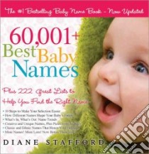60,001+ Best Baby Names libro in lingua di Stafford Diane