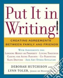 Put it in Writing! libro in lingua di Hutchison Deborah, Toler Lynn