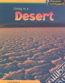 Living in a Desert libro in lingua di Baldwin Carol