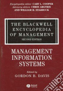 Management Information Systems libro in lingua di Davis Gordon Bitter (EDT)