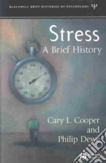 Stress libro in lingua di Cooper Cary L., Dewe Philip