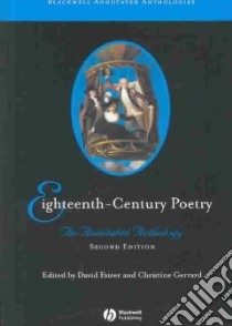 Eighteenth-Century Poetry libro in lingua di Fairer David (EDT), Gerrard Christine (EDT)