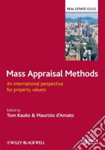Mass Appraisal Methods libro in lingua di Kauko Tom (EDT), D'amato Maurizio (EDT)