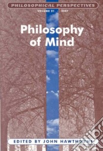Philosophy Of Mind libro in lingua di Hawthorne John (EDT)