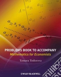 Mathematics for Economists libro in lingua di Todorova Tamara