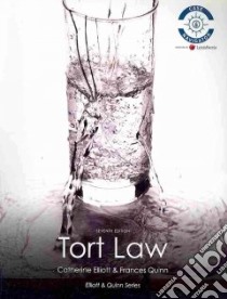 Tort Law libro in lingua di Catherine Elliott