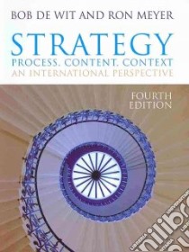 Strategy libro in lingua di De Wit Bob, Meyer Ron