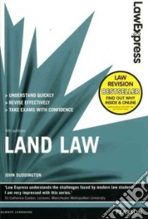 Land Law libro in lingua di Duddington John