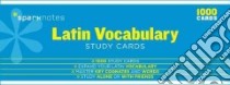 Latin Vocabulary Study Cards libro in lingua di SparkNotes (COR)
