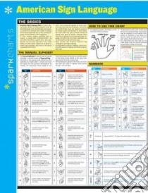 Sparkcharts American Sign Language libro in lingua di SparkNotes (COR)