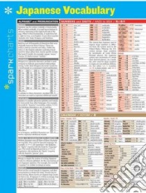 Sparkcharts Japanese Vocabulary libro in lingua di SparkNotes (COR)