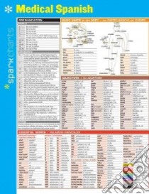 Sparkcharts Medical Spanish libro in lingua di SparkNotes (COR)