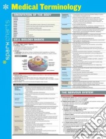Sparkcharts Medical Terminology libro in lingua di SparkNotes (COR)