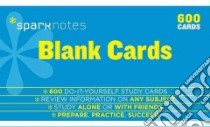 Blank Study Cards Sparknotes Study Cards libro in lingua di SparkNotes (COR)