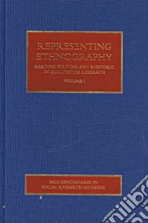 Representing Ethnography libro in lingua di Atkinson Paul (EDT), Delamont Sara (EDT)