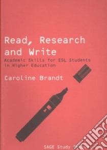 Read, Research, Write libro in lingua di Brandt Caroline