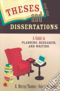 Theses and Dissertations libro in lingua di Thomas R. Murray, Brubaker Dale L.