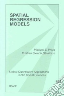 Spatial Regression Models libro in lingua di Ward Michael Don, Gleditsch Kristian Skrede