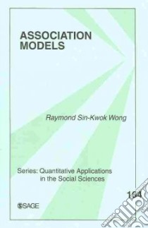 Association Models libro in lingua di Wong Raymond Sin-Kwok (EDT)