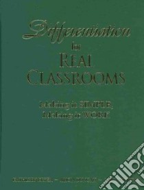 Differentiation for Real Classrooms libro in lingua di Kryza Kathleen, Duncan Alicia, Stephens S. Joy
