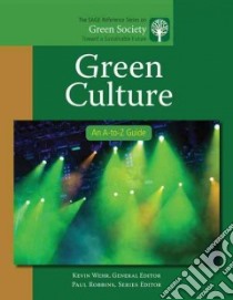 Green Culture libro in lingua di Wehr Kevin (EDT)