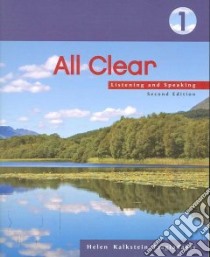 All Clear 1 libro in lingua di Fragiadakis Helen Kalkstein