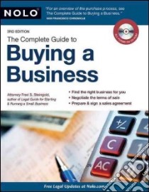 The Complete Guide to Buying a Business libro in lingua di Steingold Fred S.