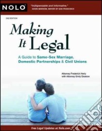 Making It Legal libro in lingua di Hertz Frederick C., Doskow Emily