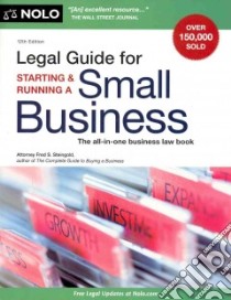 Legal Guide for Starting & Running a Small Business libro in lingua di Steingold Fred S.