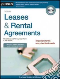Leases & Rental Agreements libro in lingua di Stewart Marcia, Warner Ralph, Portman Janet