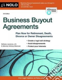 Business Buyout Agreements libro in lingua di Laurence Bethany K., Mancuso Anthony